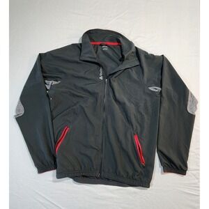 ReeBok Windbreaker Men's‎ medium Gray Sports Active Wear